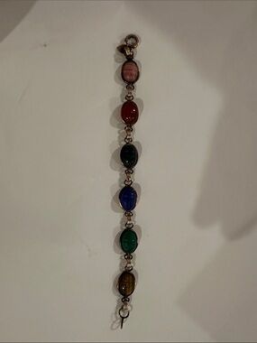 Multi-Color Scarab Link Bracelet - Star-Art